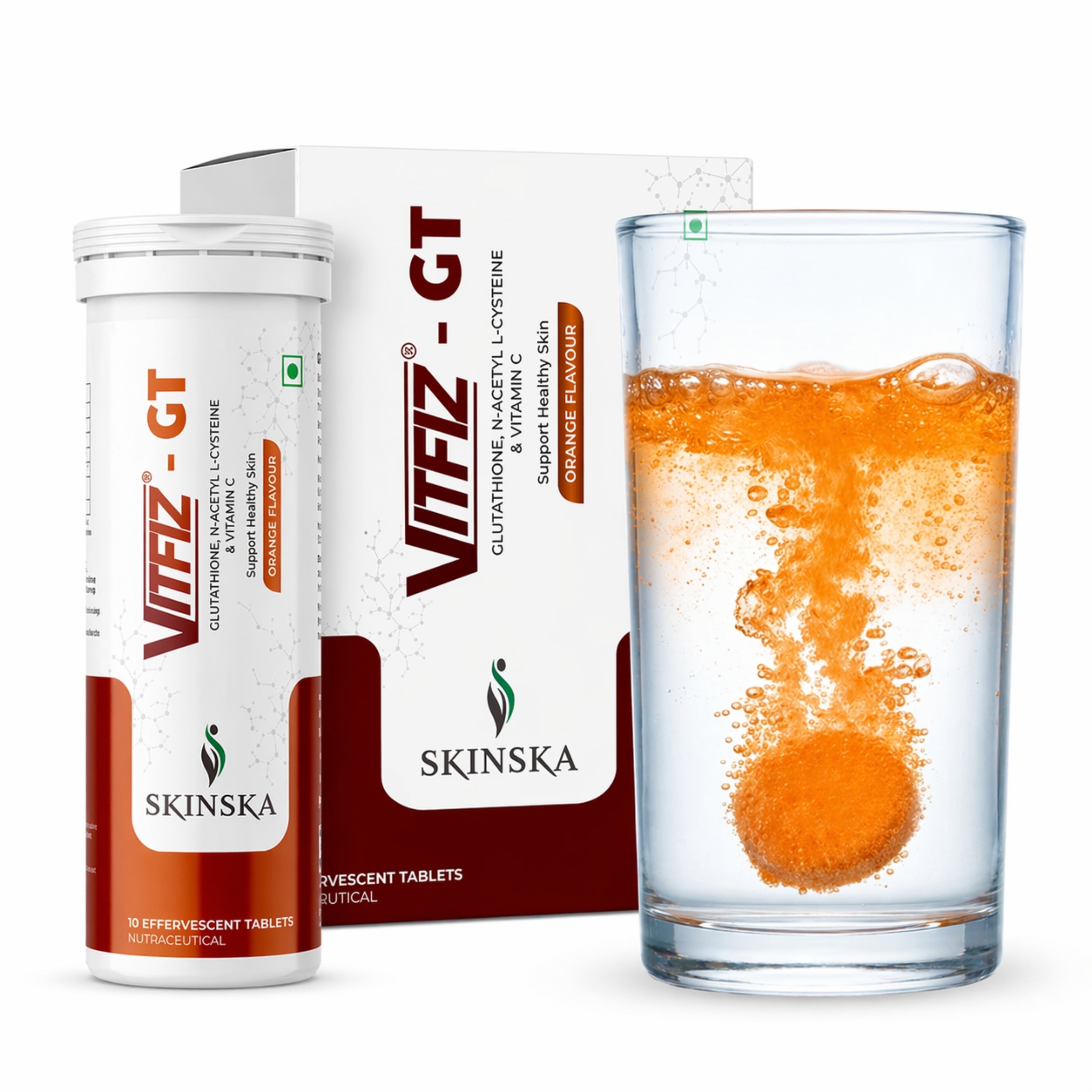 Vitfiz-GT Effervescent Tablets with Vitamin-C Skinska Vitfiz-GT Effervescent Tablets with Vitamin-C Skinska