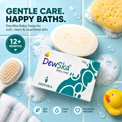 Dewska Baby Bath Soap | Gentle Moisturising Cleanser for Baby’s Delicate Skin