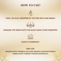 TresRich Hair Serum | Best Hair Serum for Hair Breakage Hyderabad | Bangalore