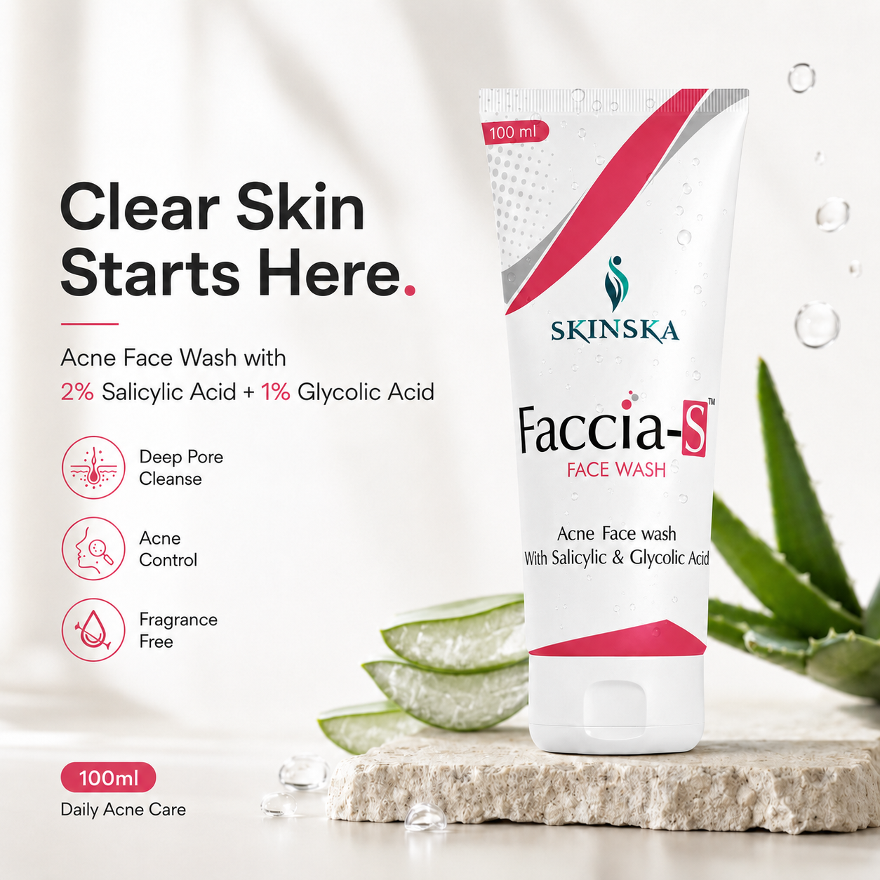 Faccia-S Anti-Acne Face Wash