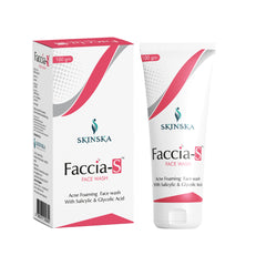 Faccia-S Anti-Acne Face Wash | Best Face Wash with Salicylic Acid for Oily Skin Hyderabad | Bangalore
