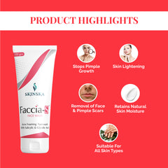 Faccia-S Anti-Acne Face Wash | Best Face Wash with Salicylic Acid for Oily Skin Hyderabad | Bangalore