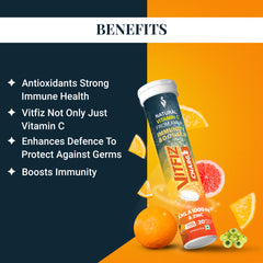 Vitfiz Charge Effervescent Tablets with 1000 Mg Vitamin-C