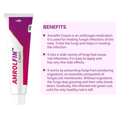Amrolfin Cream With Amorolfine - 30gm