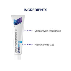 Clindanic gel, with clindamycin phosphate and nicotinamide gel for acne and anti-bacterial treatement