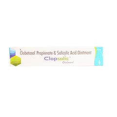Clopsalic ointment with clobetasol propionate and salicylic acid ointment for anti-inflammation