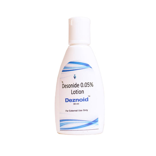 Deznoid lotion with 0.05% Desonide, for anti-inflammation and allergic skin reactions to treat inflammation