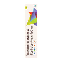Glowska cream with Hydroquinone, tretinoin, and fluocinolone acetonide cream, for lightening and anti-inflammatory action