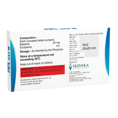 Ilastin tablets with bilastine, for anti- allergy
