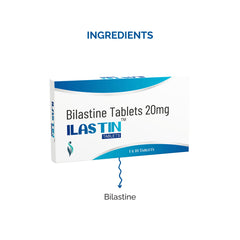 Ilastin tablets with bilastine, for anti- allergy