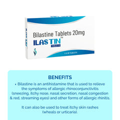 Ilastin tablets with bilastine, for anti- allergy