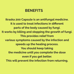 Itraska Capsule with Itraconazole - 200 mg