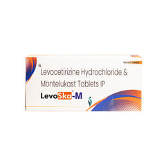 Levoska M tablets, with Levocetrizine hydrochloride & Montelukast, for anti-allergy