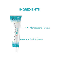 Mometone cream, with mometasone furoate cream for anti-inflammation