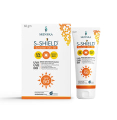 S-Shield Sunscreen Gel SPF 50+ PA+++ | Broad Spectrum UVA/UVB, Blue Light & IR Protection | Water-Resistant, Non-Comedogenic