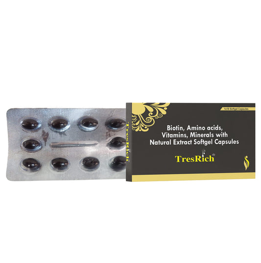 TresRich Soft Gel Capsules with Biotin