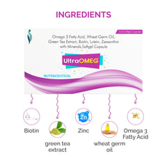 UltraOMEG Soft Gel Capsules with Omega 3
