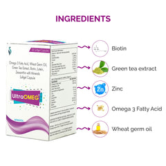 UltraOMEG Soft Gel Capsules Bottle (30 Capsules)