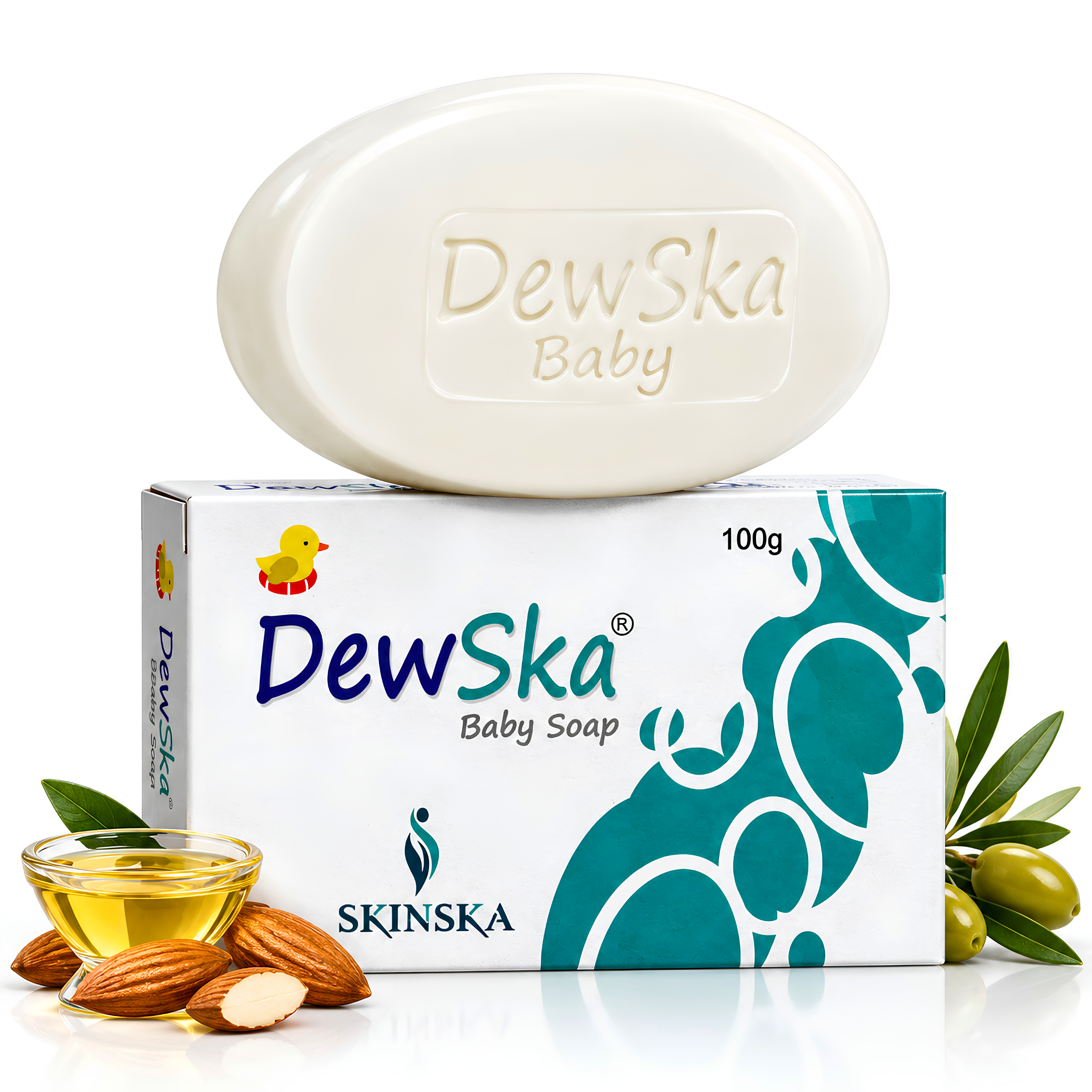 Dewska Baby Bath Soap | Gentle Moisturising Cleanser for Baby’s Delicate Skin