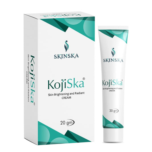 Kojiska Cream for Pigmentation | Skin Brightening & UV Protection Cream - Kojic Acid Dipalmitate & Glutathione