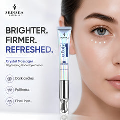 Glodeye 360° Crystal Massager Eye Cream for Dark Circles & Puffiness