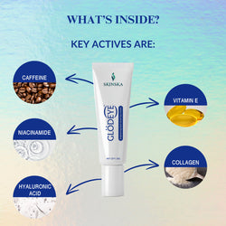 Glodeye Brightening Under Eye Cream | For Dark Circles, Fine lines & Puffiness