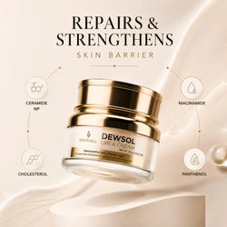 Dewsol Urea Cream with Glycolic Acid | Intensive Moisturiser for Cracked Heels & Dry Skin