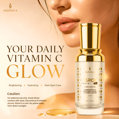 Ceroc C3 Vitamin-C Face Serum | Brightening & Glow Boosting Serum with Hyaluronic Acid & Vitamin E