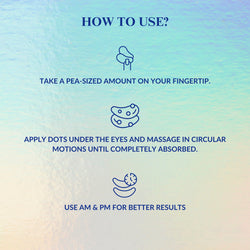 Glodeye Brightening Under Eye Cream | For Dark Circles, Fine lines & Puffiness