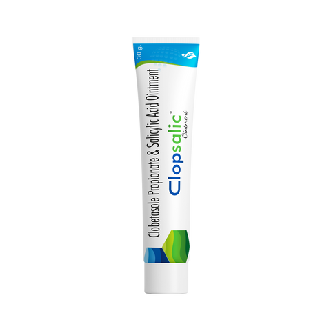 Clopsalic ointment with clobetasol propionate and salicylic acid ointment for anti-inflammation