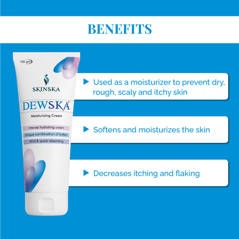 Dewska Moisturizing Cream | Deep Hydration for Dry, Rough & Flaky Skin