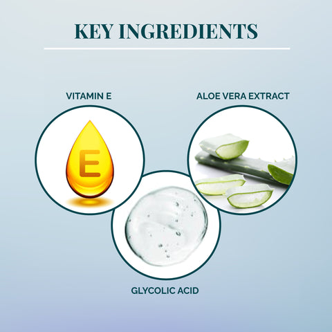 Faccia Anti-Acne Face Wash - Glycolic Acid, Vitamin E & Aloe Vera | Oil Control Cleanser