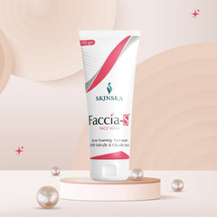 Faccia-S Anti -Acne face wash with salicylic acid and glycolic acid to prevent acne breakouts