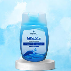 Ketoska-Z Anti Dandruff Shampoo with Ketoconazole & Zinc Pyrithione | For Dry, Itchy & Flaky Scalp