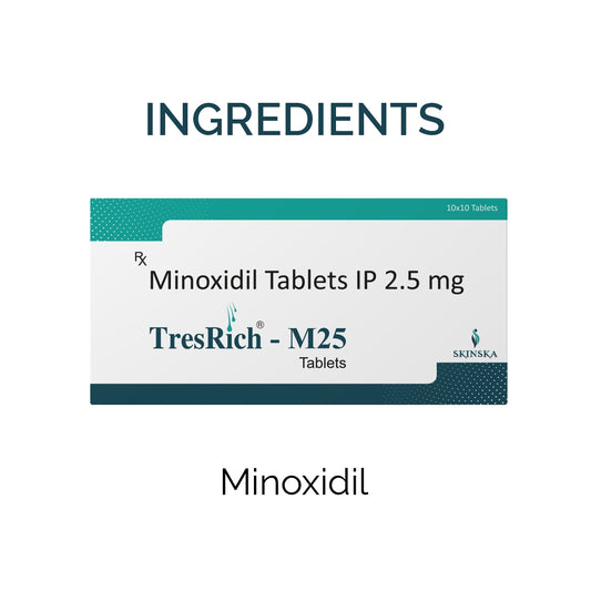 Tresrich M2.5 Tablets with Minoxidil 2.5mg