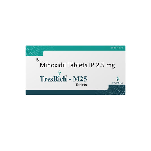 Tresrich M2.5 Tablets with Minoxidil 2.5mg