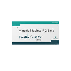 Tresrich M2.5 Tablets with Minoxidil 2.5mg