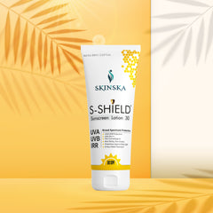 S-shield sunscreen lotion (SPF 30) for protection for broad spectrum sun protection