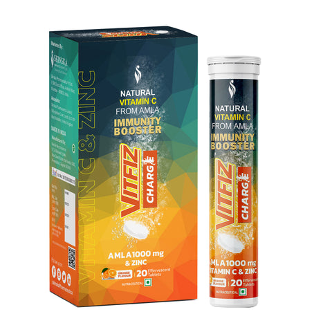 Vitfiz Charge Effervescent Tablets with 1000 Mg Vitamin-C