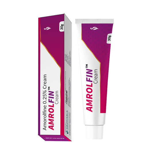 Amrolfin Cream With Amorolfine For Treatment Of Fungal Infections - 30gm