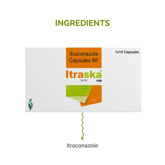 Itraska Capsule with Itraconazole - 100 mg