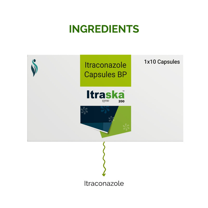 Itraska Capsule with Itraconazole - 200 mg