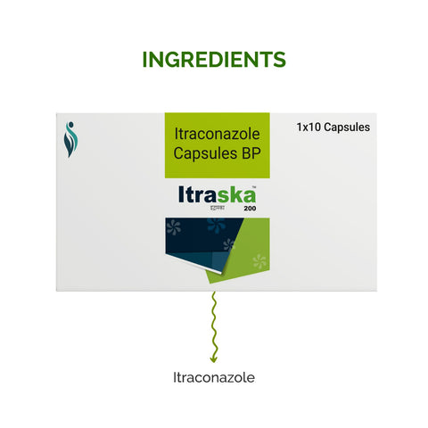 Itraska Capsule with Itraconazole - 200 mg