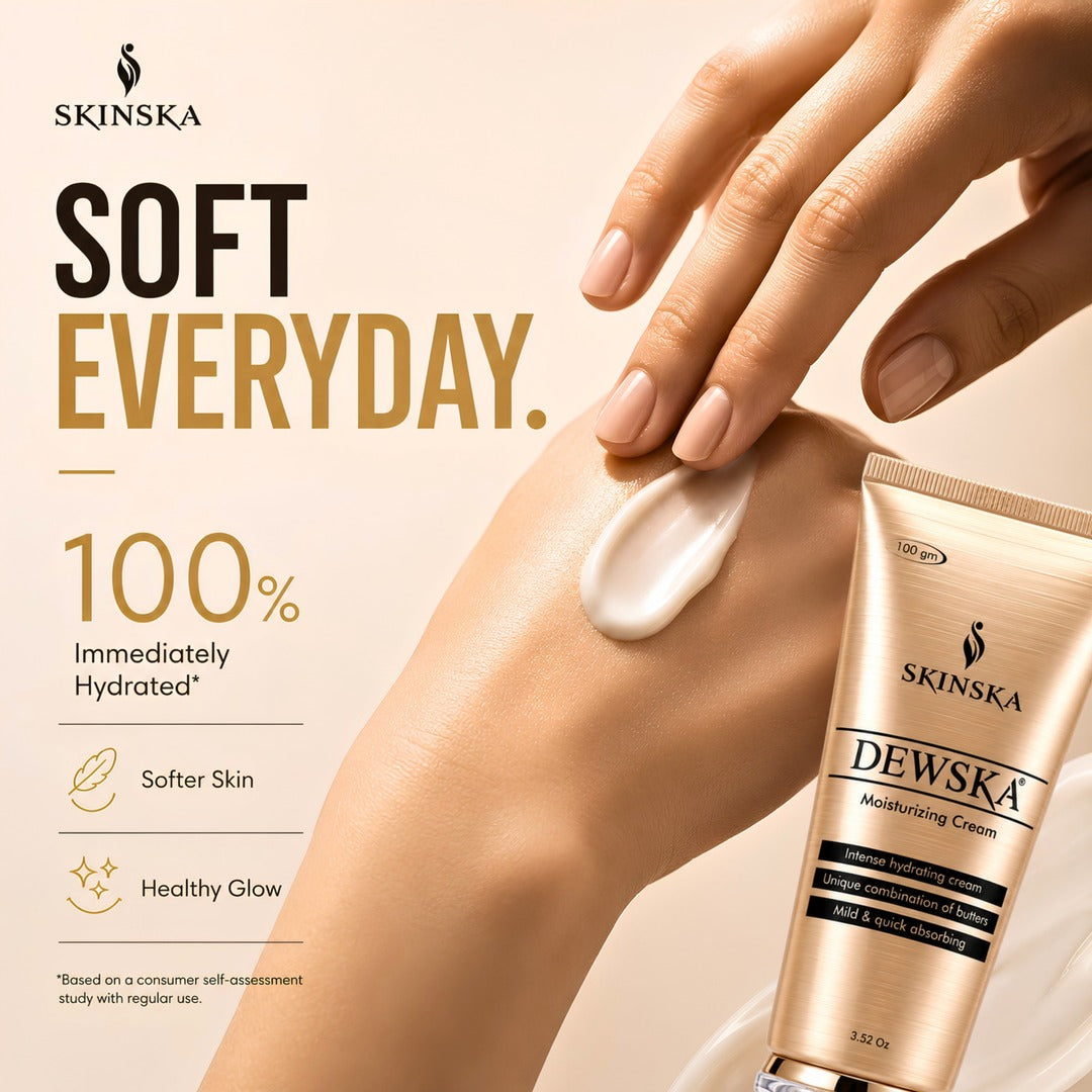 Dewska Moisturizing Cream | Deep Hydration for Dry, Rough & Flaky Skin