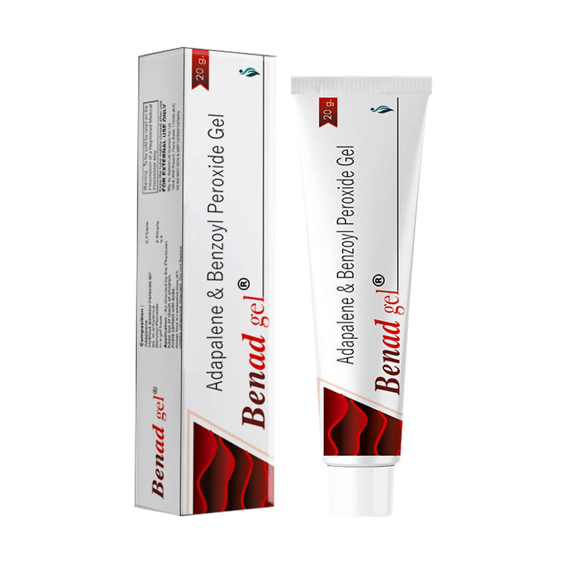 Benad Gel with Benzoyl Peroxide and Adapalene - 20gm
