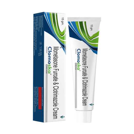 Clomoska cream with mometasone furoate and clotrimazole cream, for anti- fungal treatment and anti-inflammation