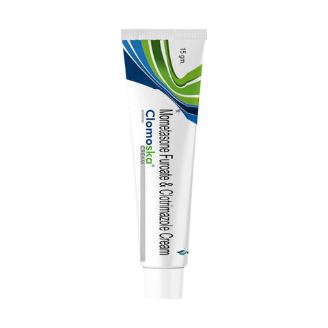 Clomoska cream with mometasone furoate and clotrimazole cream, for anti- fungal treatment and anti-inflammation