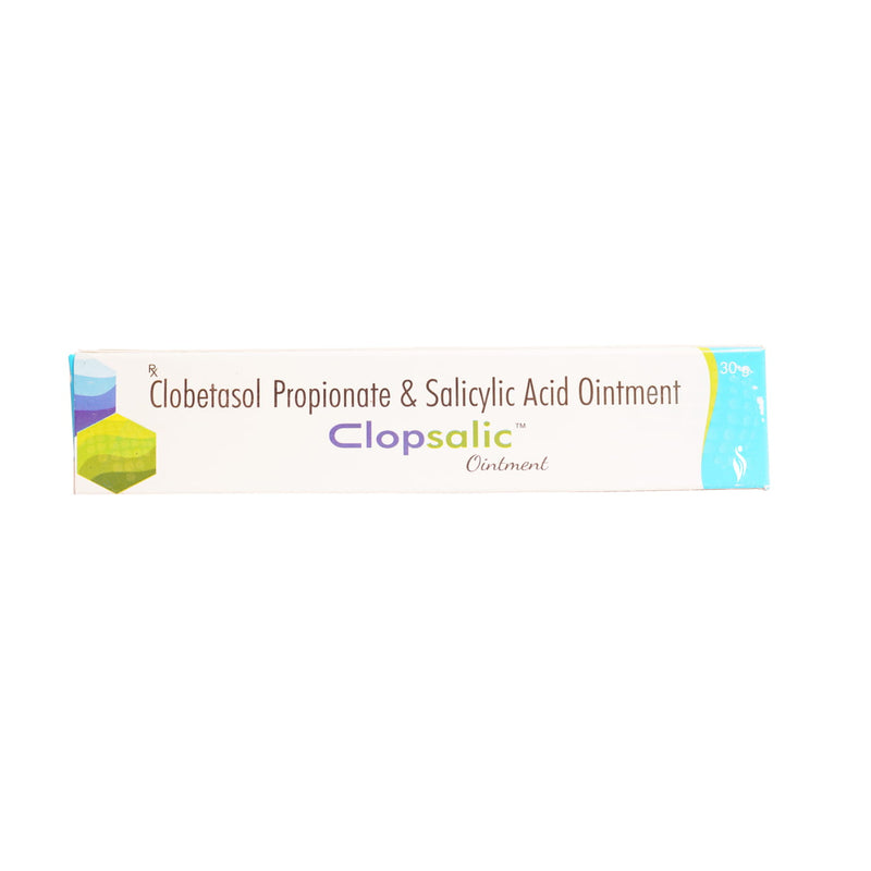Clopsalic ointment with clobetasol propionate and salicylic acid ointment for anti-inflammation