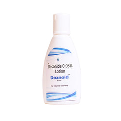 Deznoid lotion with 0.05% Desonide, for anti-inflammation and allergic skin reactions to treat inflammation