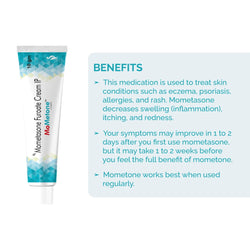 Mometone cream,  with mometasone furoate cream for  anti-inflammation